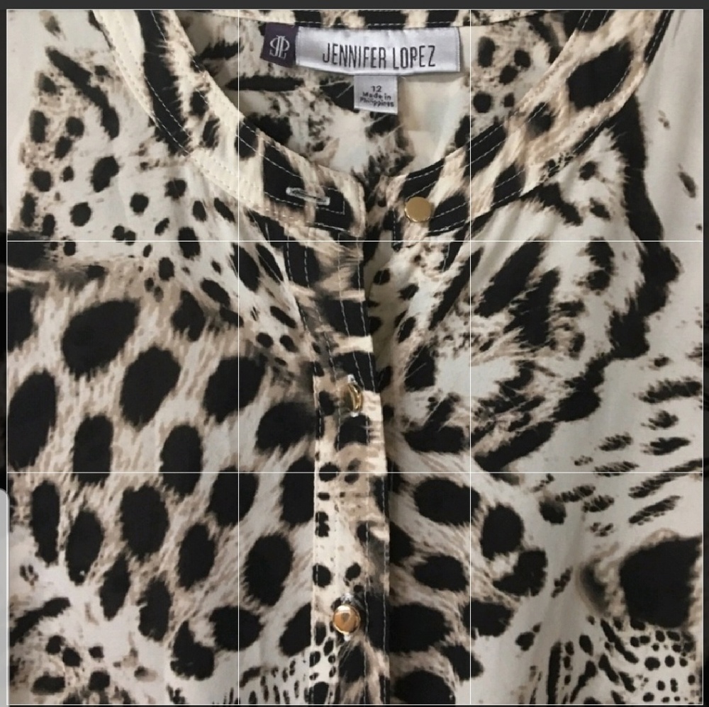 Jennifer Lopez Animal Print Romper